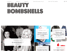 Tablet Screenshot of beautybombshells.com